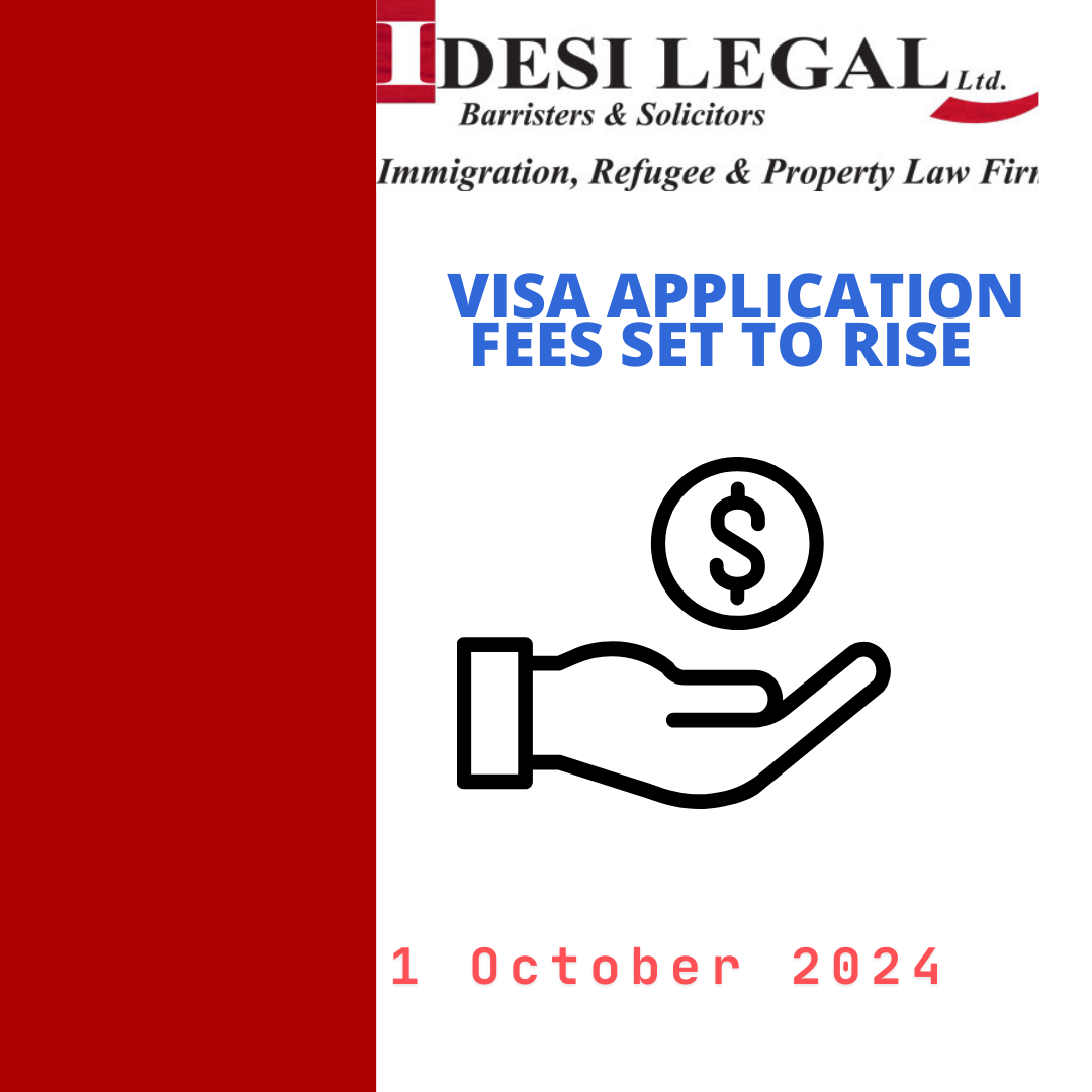 Visa application fees to rise